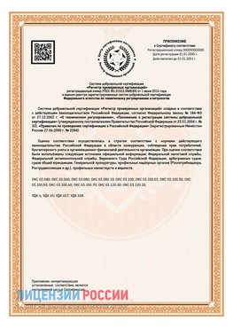 Приложение СТО 03.080.02033720.1-2020 (Образец) Нижний Новгород Сертификат СТО 03.080.02033720.1-2020